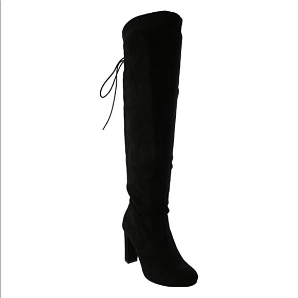 New-Fashion Women’s Over The Knee High Heel Boots - Picture 3 of 4
